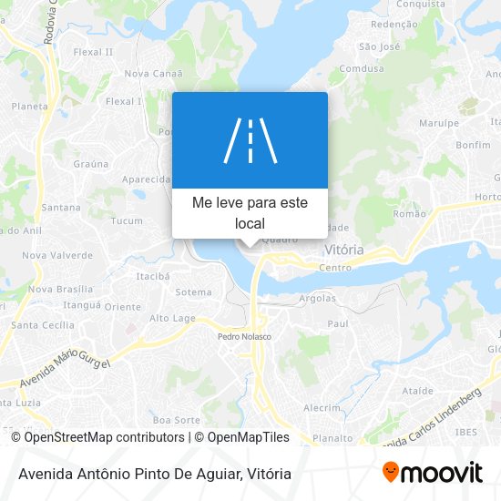 Avenida Antônio Pinto De Aguiar mapa