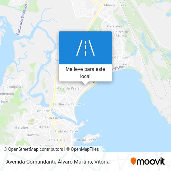 Avenida Comandante Álvaro Martins mapa