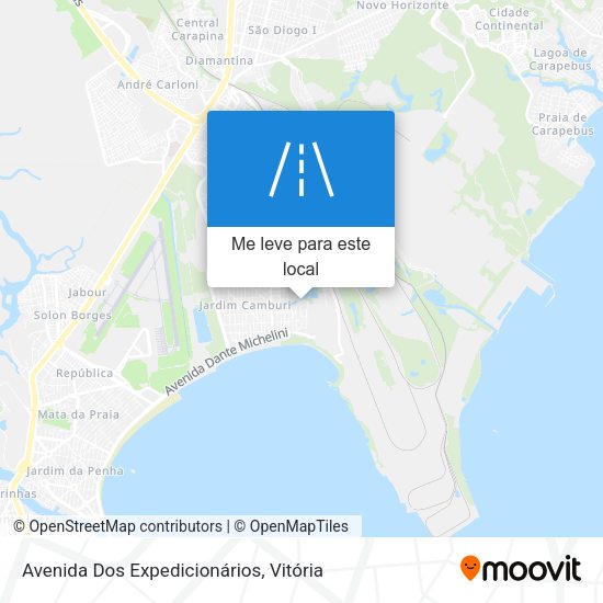 Avenida Dos Expedicionários mapa