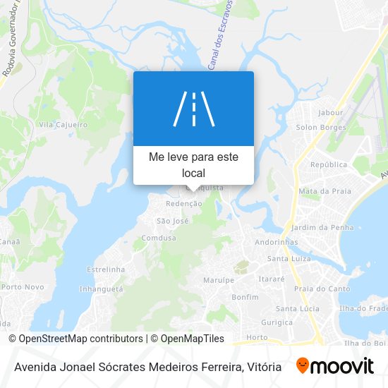 Avenida Jonael Sócrates Medeiros Ferreira mapa