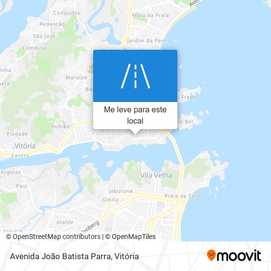 Avenida João Batista Parra mapa