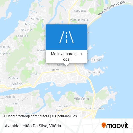 Avenida Leitão Da Silva mapa