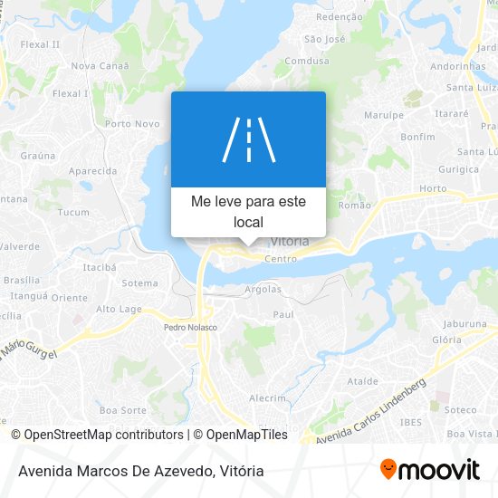 Avenida Marcos De Azevedo mapa