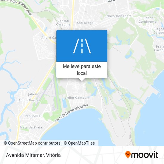 Avenida Miramar mapa