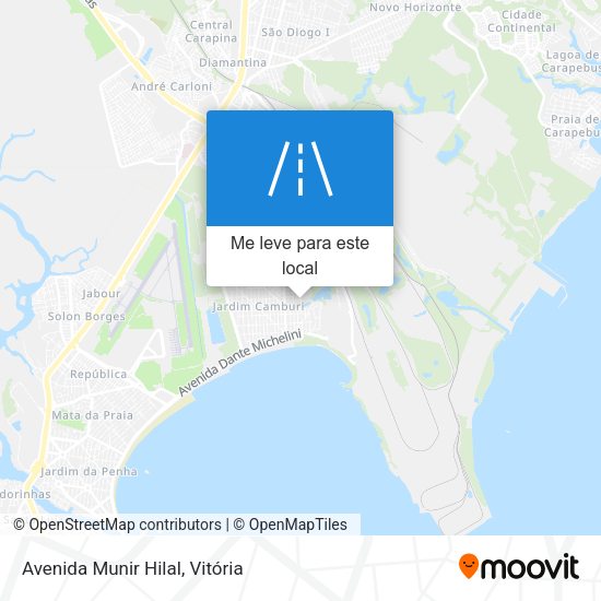 Avenida Munir Hilal mapa