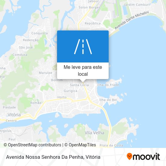 Avenida Nossa Senhora Da Penha mapa
