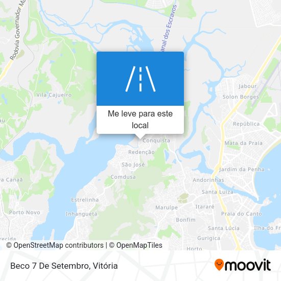 Beco 7 De Setembro mapa