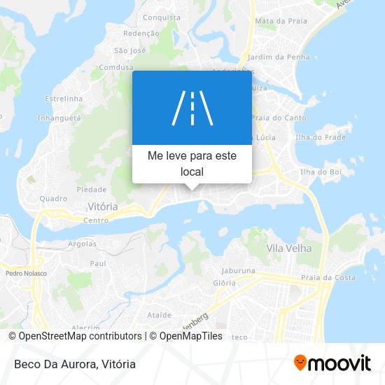 Beco Da Aurora mapa