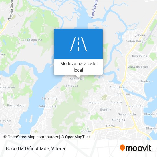 Beco Da Dificuldade mapa