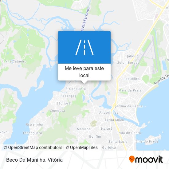 Beco Da Manilha mapa