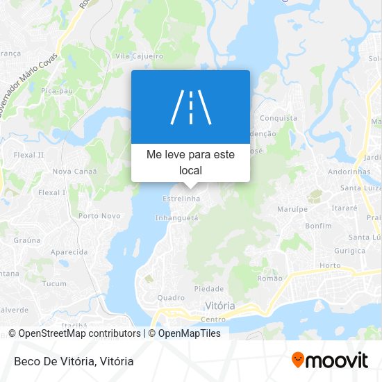 Beco De Vitória mapa
