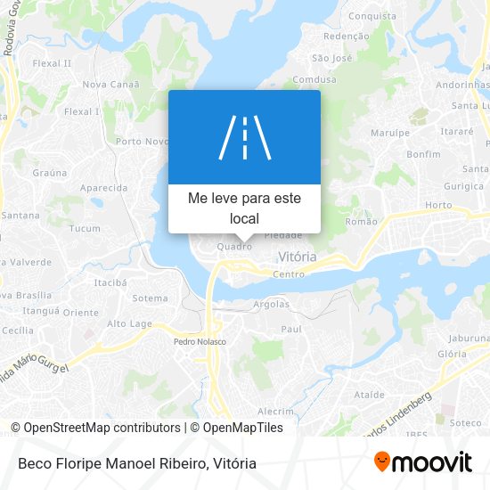 Beco Floripe Manoel Ribeiro mapa