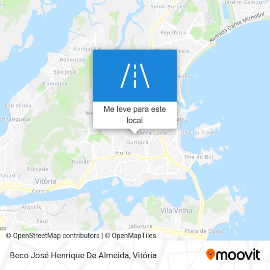 Beco José Henrique De Almeida mapa