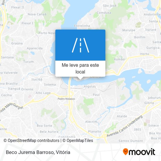 Beco Jurema Barroso mapa