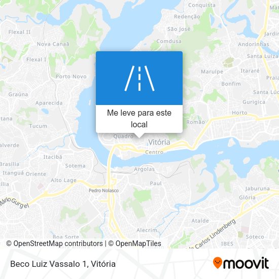 Beco Luiz Vassalo 1 mapa
