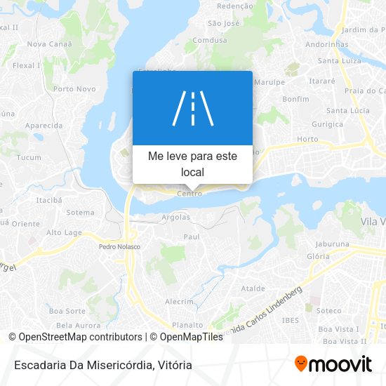 Escadaria Da Misericórdia mapa