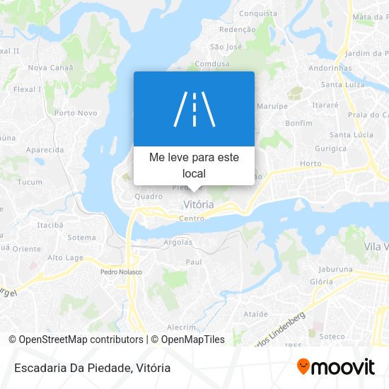 Escadaria Da Piedade mapa