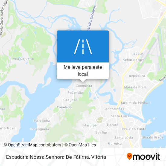 Escadaria Nossa Senhora De Fátima mapa