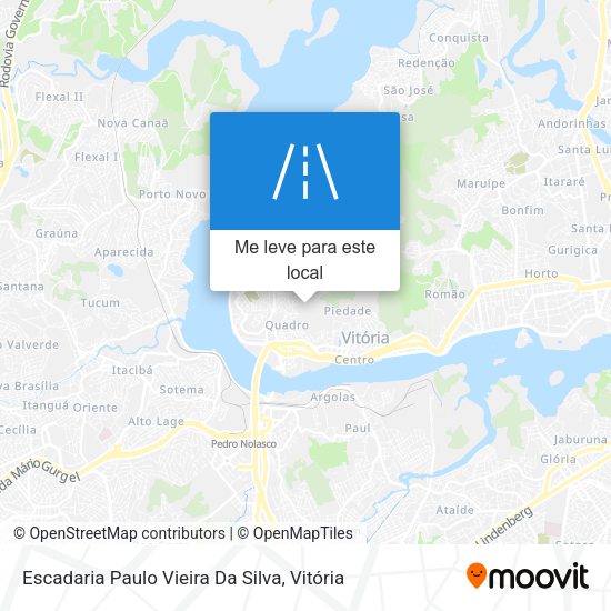 Escadaria Paulo Vieira Da Silva mapa