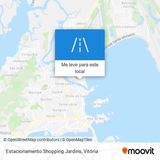 Estacionamento Shopping Jardins mapa