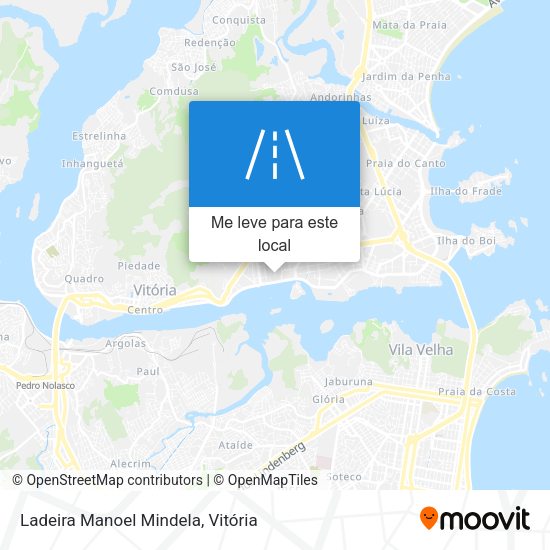 Ladeira Manoel Mindela mapa