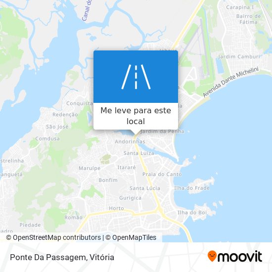 Ponte Da Passagem mapa