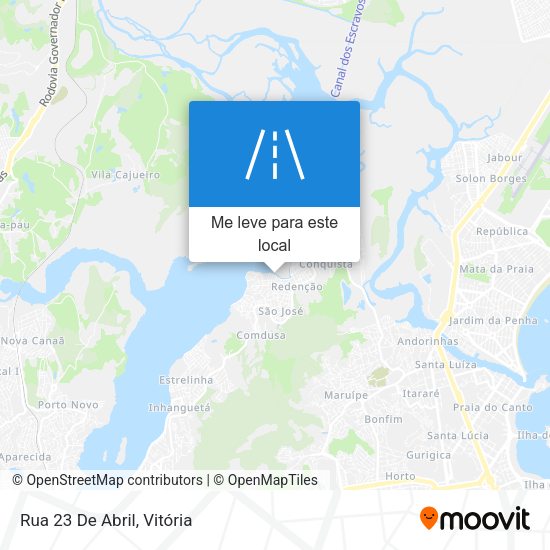 Rua 23 De Abril mapa