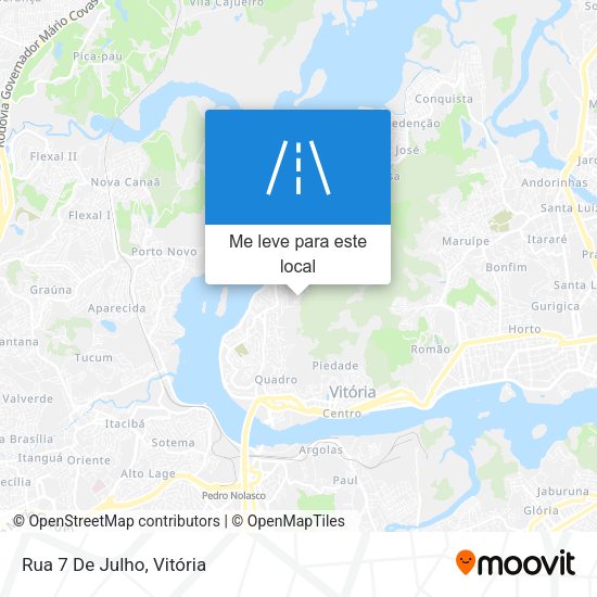 Rua 7 De Julho mapa