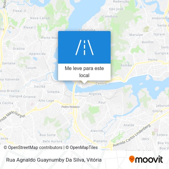 Rua Agnaldo Guaynumby Da Silva mapa