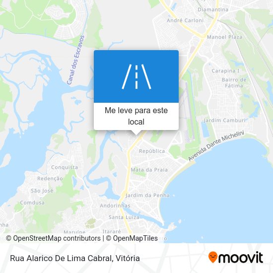 Rua Alarico De Lima Cabral mapa