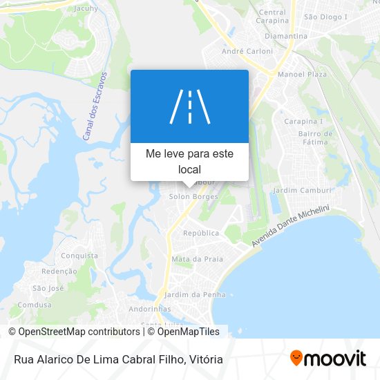 Rua Alarico De Lima Cabral Filho mapa