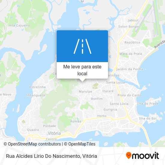 Rua Alcides Lírio Do Nascimento mapa