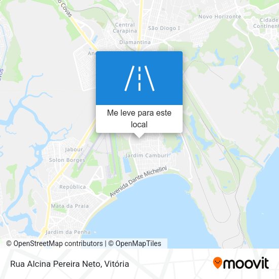 Rua Alcina Pereira Neto mapa