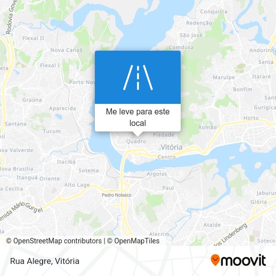 Rua Alegre mapa