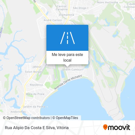 Rua Alipio Da Costa E Silva mapa