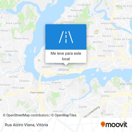 Rua Alziro Viana mapa
