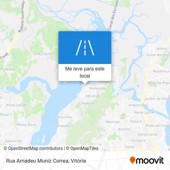 Rua Amadeu Muniz Correa mapa