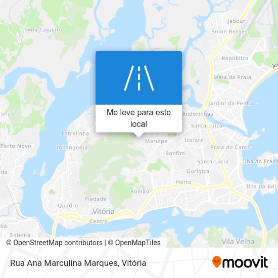 Rua Ana Marculina Marques mapa