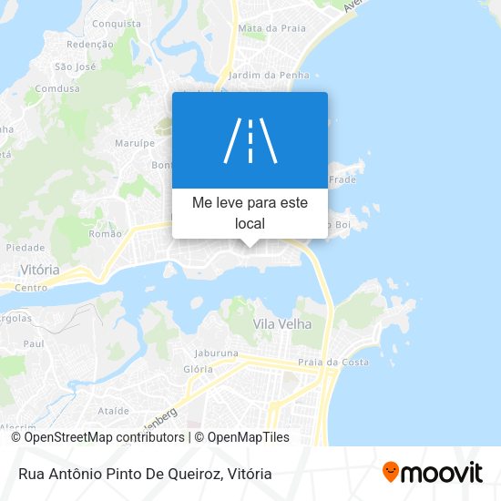 Rua Antônio Pinto De Queiroz mapa