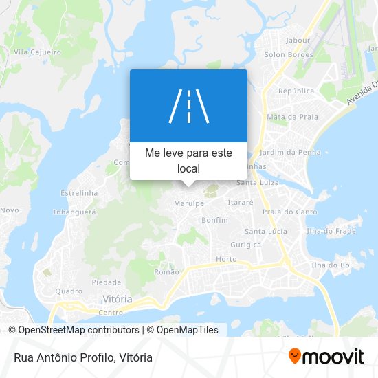 Rua Antônio Profilo mapa