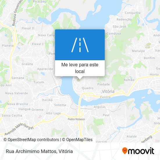 Rua Archimimo Mattos mapa