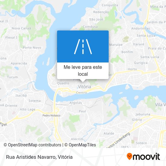 Rua Aristides Navarro mapa