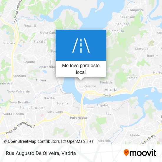 Rua Augusto De Oliveira mapa