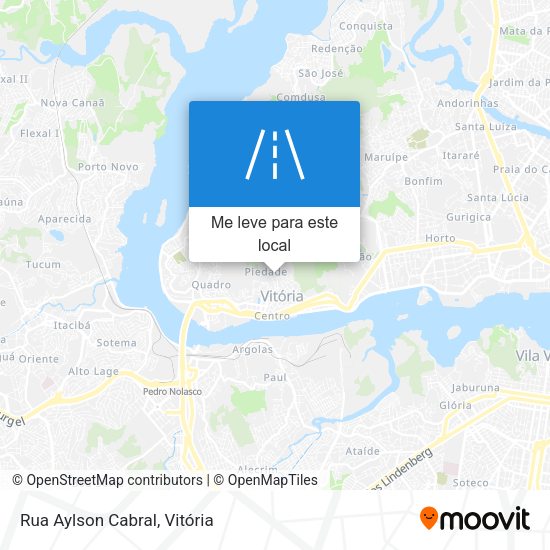 Rua Aylson Cabral mapa