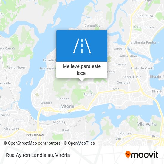 Rua Aylton Landislau mapa
