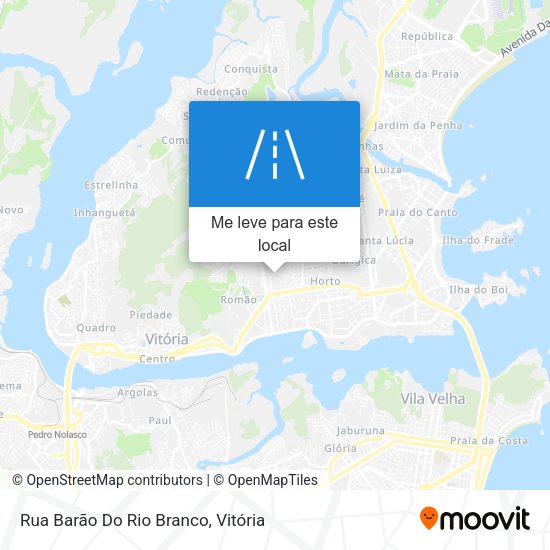 Rua Barão Do Rio Branco mapa