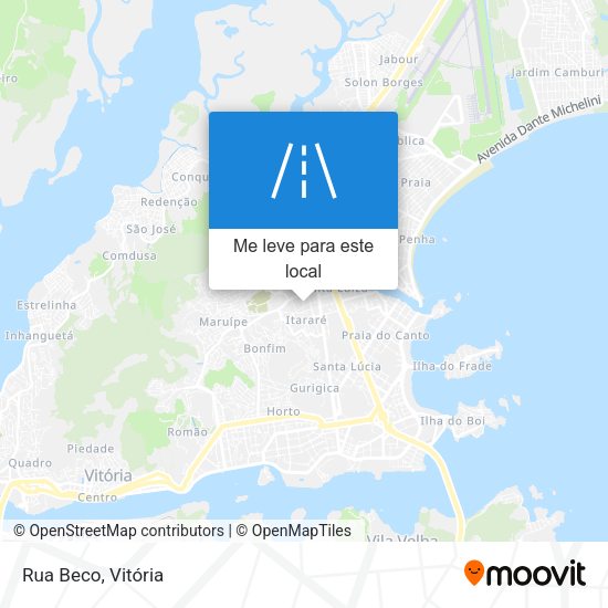 Rua Beco mapa