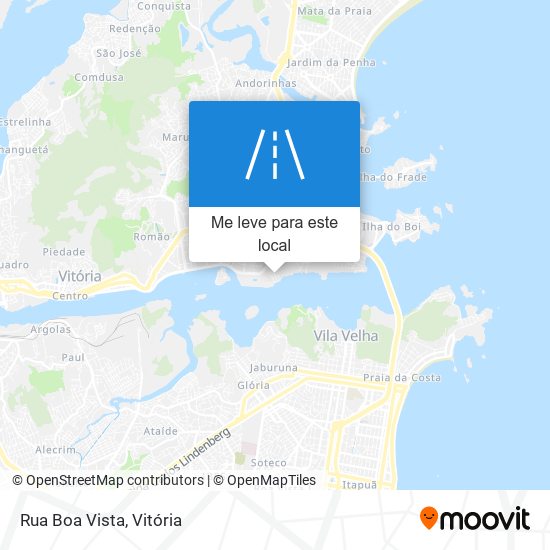 Rua Boa Vista mapa