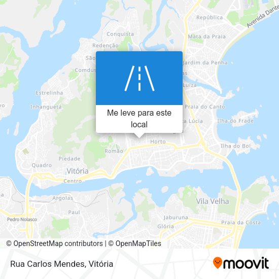 Rua Carlos Mendes mapa