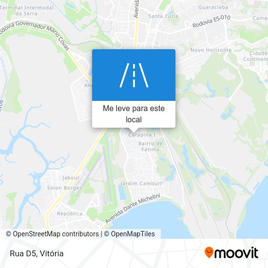 Rua D5 mapa